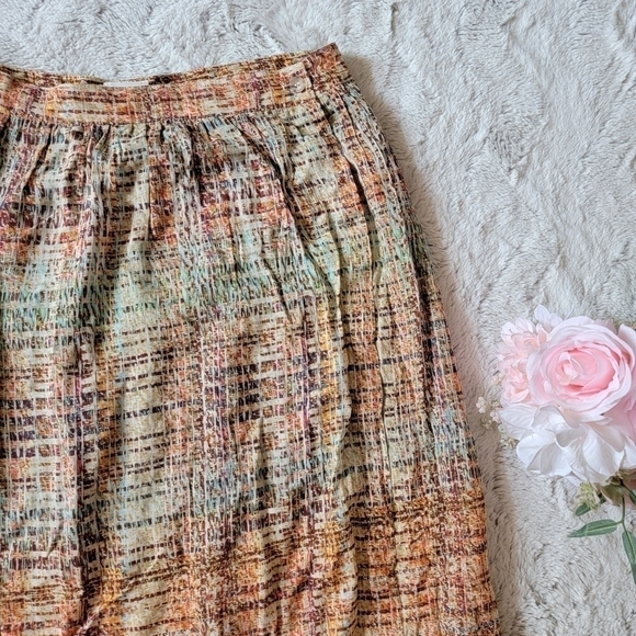 Suzie Winkle Paris Multicolor Side Button Long Skirt Size EU 34 - Picture 5 of 14